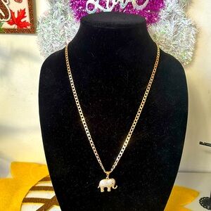 Cadena 18 k gold plated